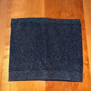 Urban Outfitters Glittery tube crop Top, XS NWOT
